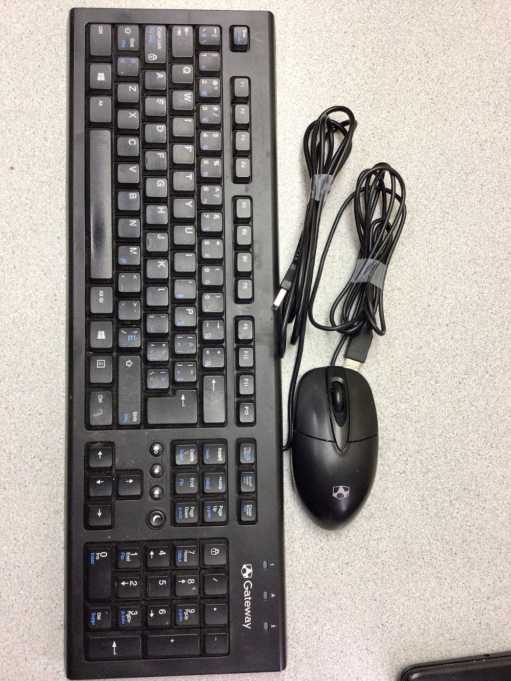 Gateway keyboard and mouse